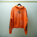 Hellstar Fire Orange Hoodie Orange Dye