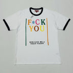 Supreme Multicolor Text Ringer T-Shirt