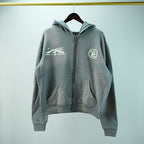 Hellstar Studios Zip Hoodie Gray