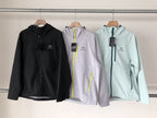 Arc'teryx Black White Mint Hooded Jacket