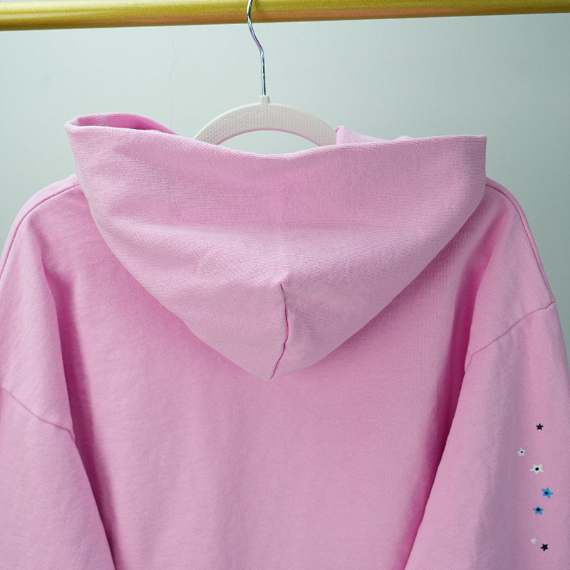 Sp5der OG Web Hoodie Pink