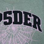 Sp5der Varsity Web Crewneck Heather Grey