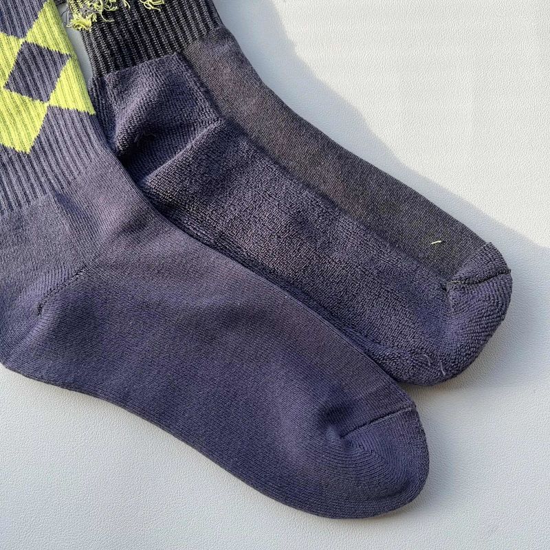 Argyle Pattern Crew Socks 3-Pack