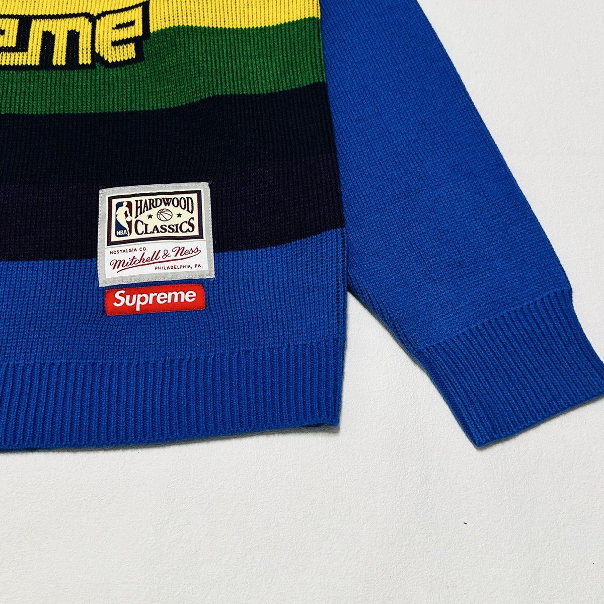 Supreme Denver Nuggets Rainbow Knit Sweater