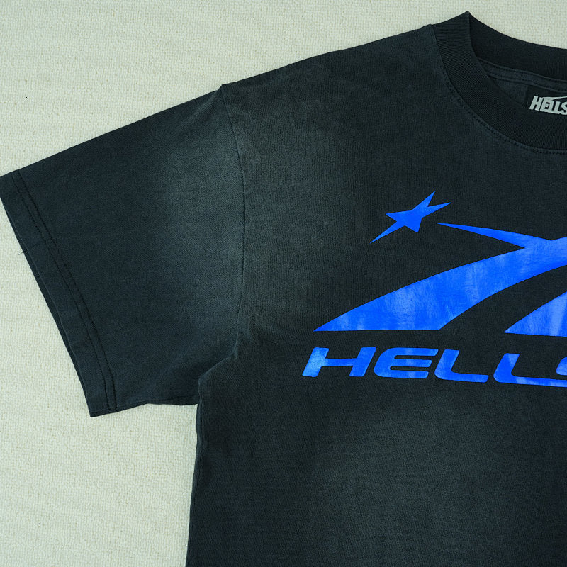 Hellstar Sports Core Logo Gel T-Shirt Royal Blue