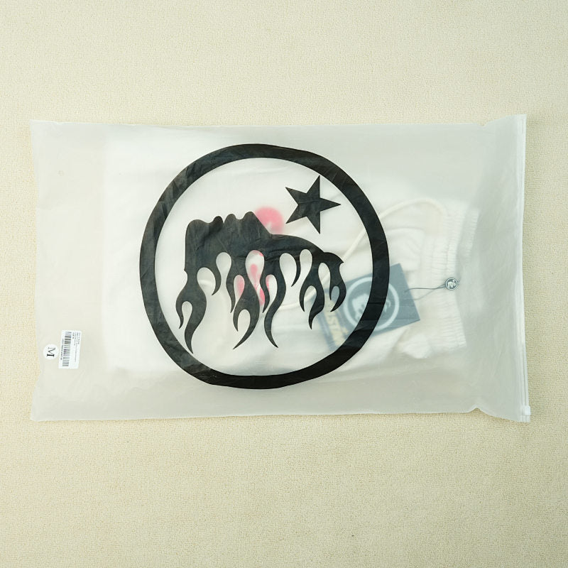 Hellstar Lf You Dont Like Us Beat Us Sweatpants White
