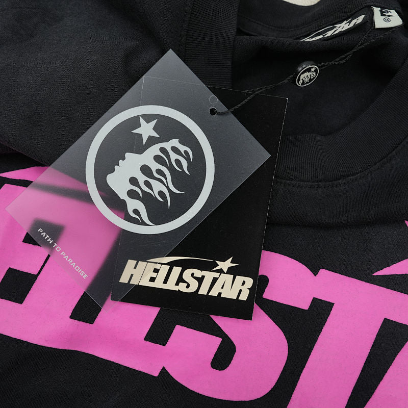 Hellstar Classic T-Shirt (Regular Print)Black/Pink