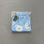 Denim Tears The Cotton Wreath Powder Sweatshorts