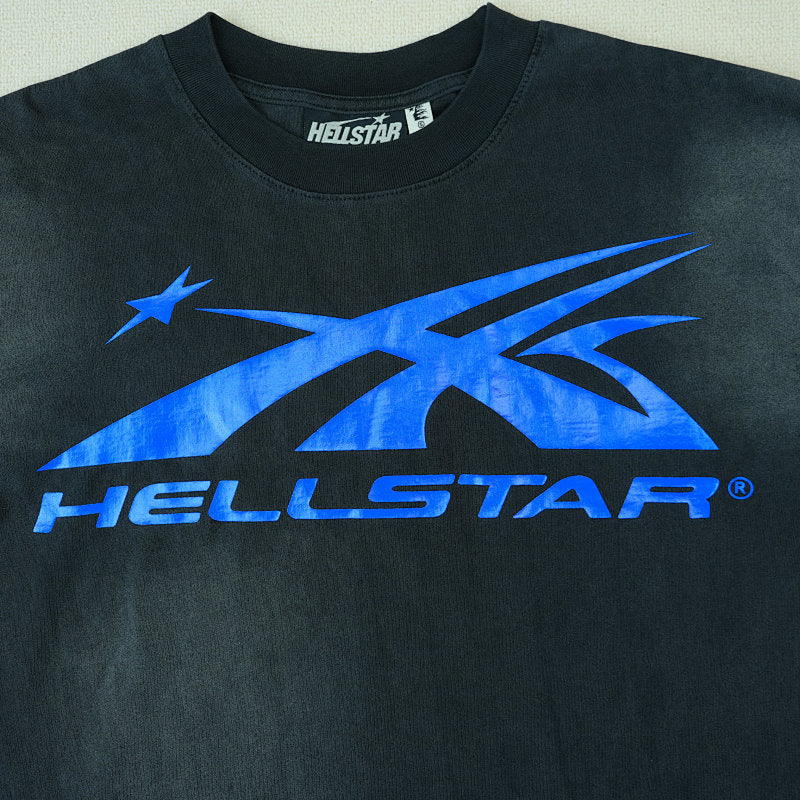 Hellstar Sports Core Logo Gel T-Shirt Royal Blue