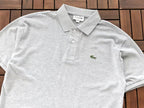 Lacoste Black Grey Slim-Fit Polo Shirt