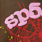 Sp5der Web Hoodie Brown