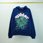 Sp5der OG Web Hoodie Navy