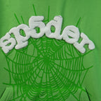 Sp5Der Web Hoodie Slime Green