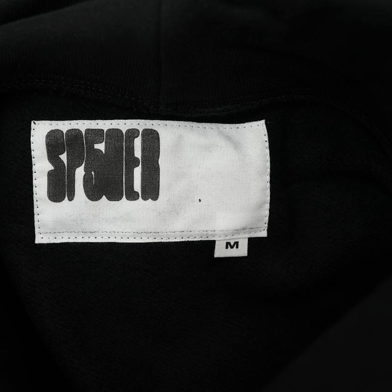 Sp5Der Beluga Angel Number Hoodie Black