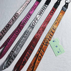 Off-White Lanyards - Pink/Silver/Red/Orange