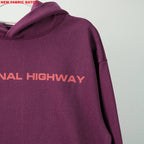 Sp5Der Nocturnal Highway Hoodie Dark Purple