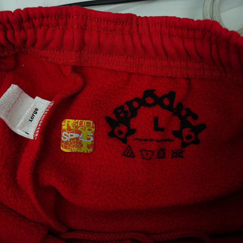 Sp5Der Beluga Sweatpants Red