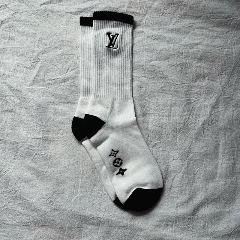 Premium Socks - White/Black