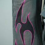 Hellstar Grey Future Flame Sweatpants