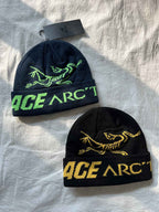 Knit Beanie Hat with Logo Graphic