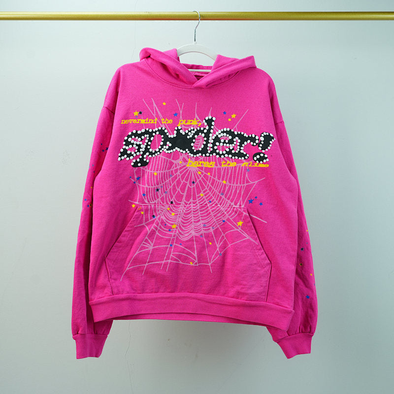 Sp5der P*NK V2 Hoodie Pink