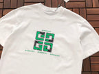 White Green Logo Givenchy T-Shirt