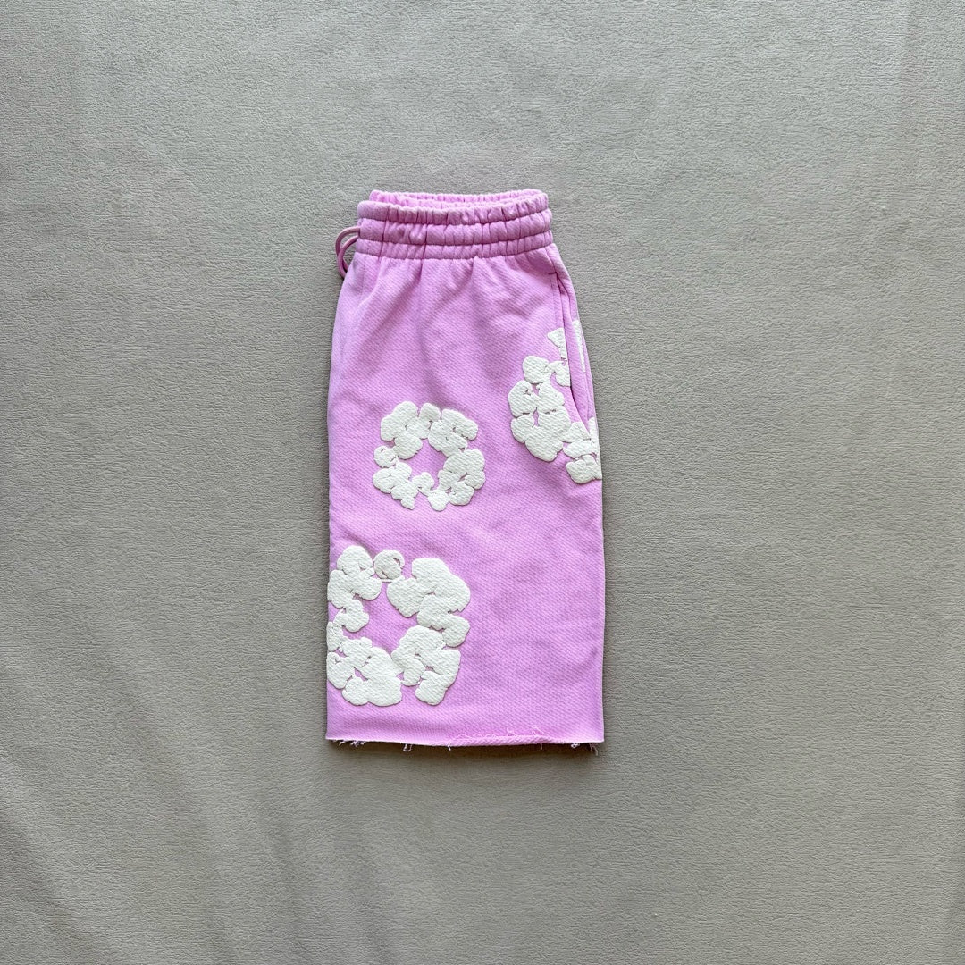 Denim Tears The Cotton Wreath Powder Sweatshorts