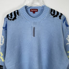Supreme Multicolor Gothic Sleeve Knit Sweater