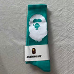 A Bathing Ape BAPE Logo Crew Socks