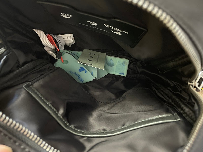 Off-White Crossbody/Camera Bag - Black/White/Yellow