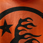 Hellstar Fire Orange Hoodie Orange Dye