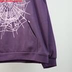 Sp5Der Web Hoodie Purple
