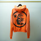 Hellstar Fire Orange Hoodie Orange Dye