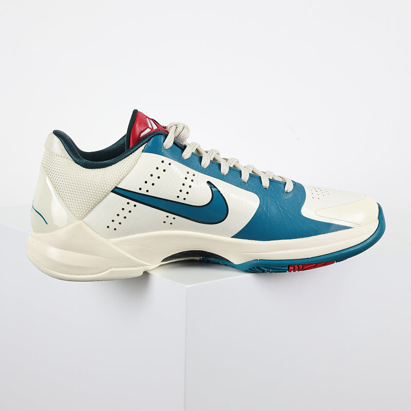 Nike Zoom Kobe 5 - Big Stage Away White/Dark Teal-University Red
