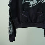 Hellstar Airbrushed Skull Hoodie Black