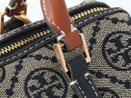 TORY BURCH Mini Satchel - Navy/Cognac