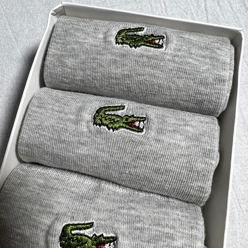 Lacoste Socks Gift Box - White/Blue/Green/Pink/Black