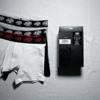 Syna Boxer Briefs 3-Pack - White/Gray/Black