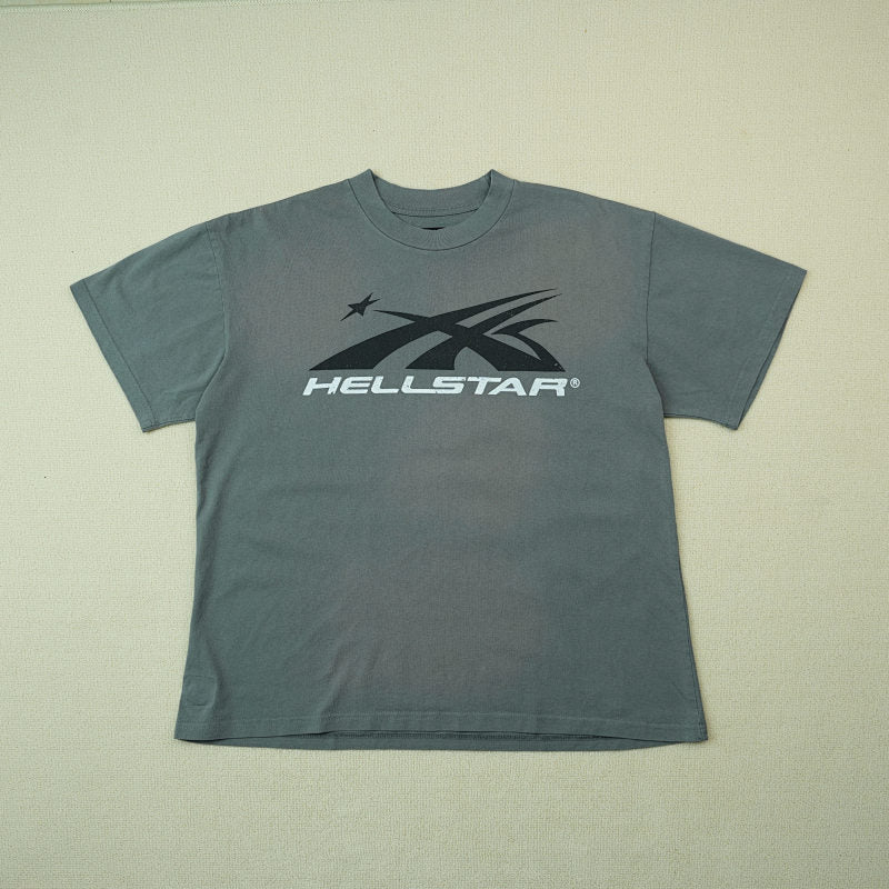 Hellstar Sport Logo T-Shirt Grey