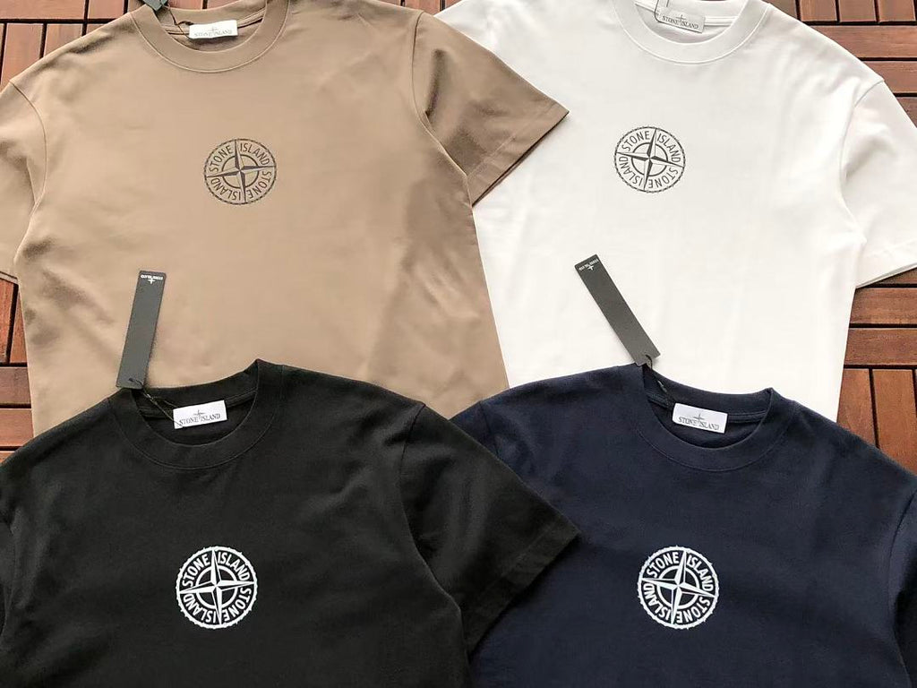 Multicolor Small Logo Stone Island T-Shirt