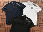 Black White Small Back Logo Stone Island T-Shirt