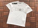 Black White Badge Graphic Stone Island T-Shirt