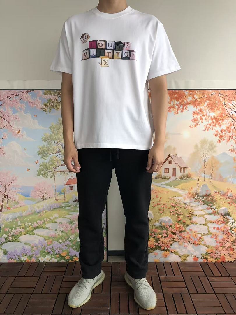 White Rainbow Graphic Lanvin T-Shirt