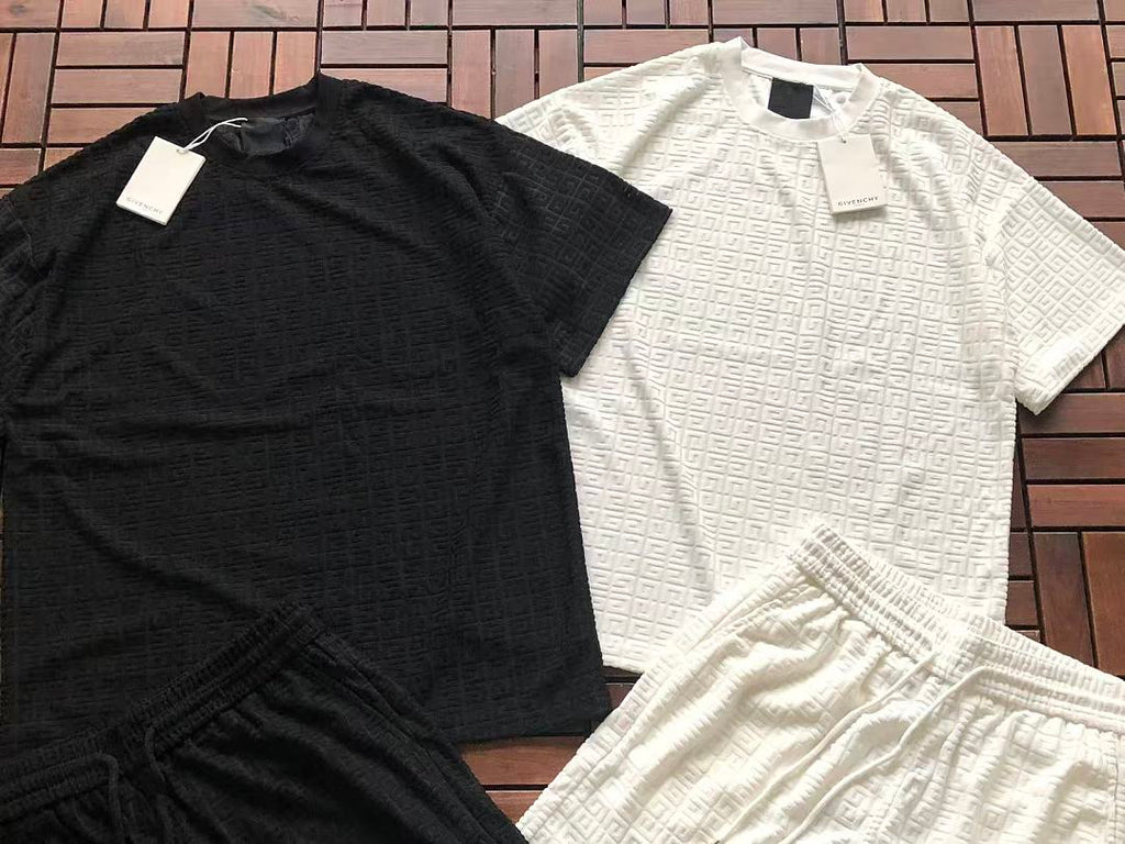 Black White Mesh T-Shirt