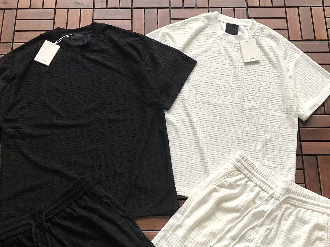 Black White Mesh T-Shirt
