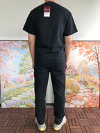 Black White Green Logo Gucci T-Shirt