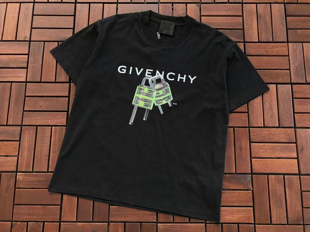 Black Green Graphic Givenchy T-Shirt