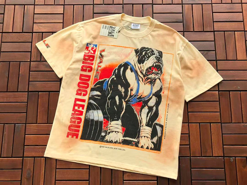 Black Beige Graphic Valentino T-Shirt