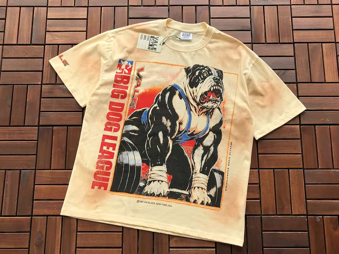 Black Beige Graphic Valentino T-Shirt