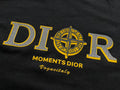 Black Yellow Logo Dior T-Shirt